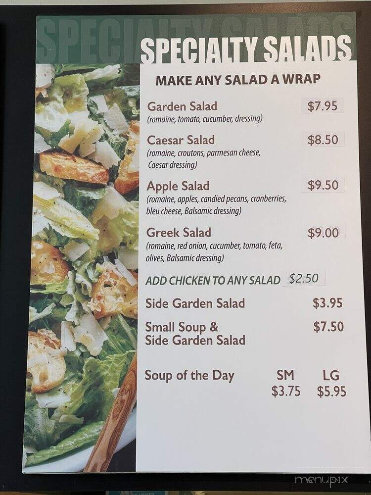 Zartara Library Cafe - Walnut Creek, CA menu_pic