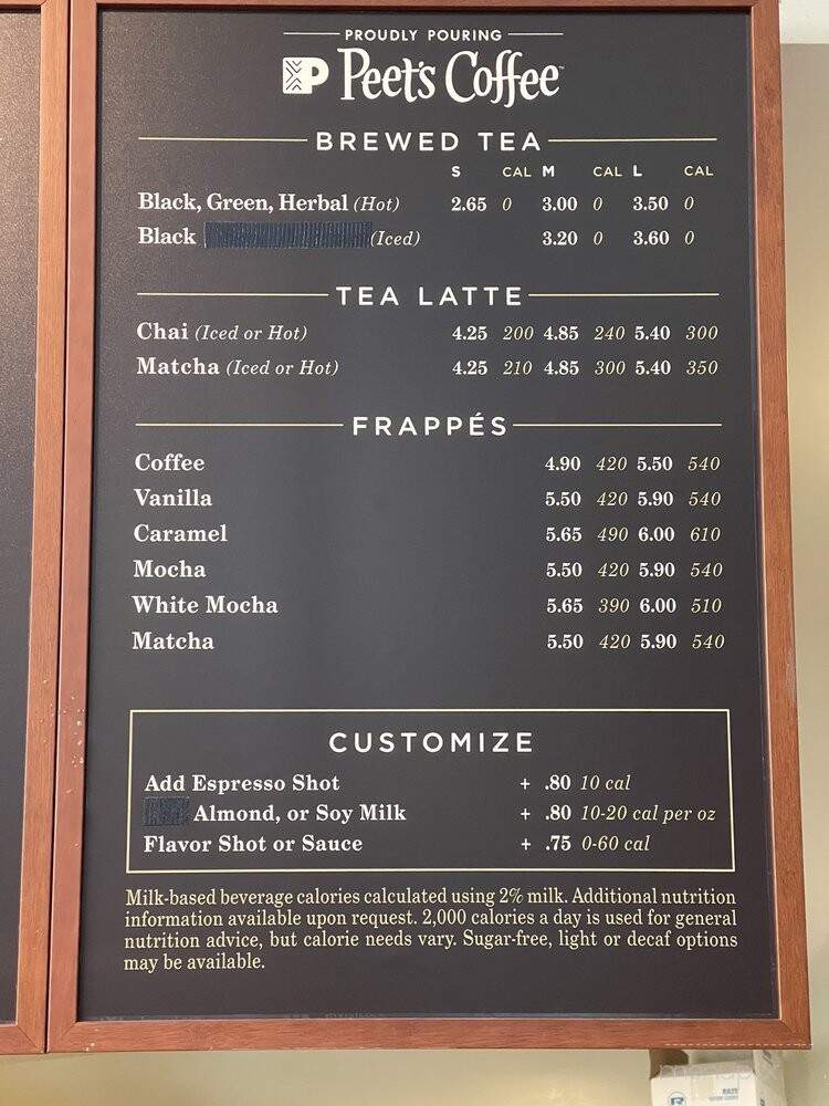 Zartara Library Cafe - Walnut Creek, CA menu_pic