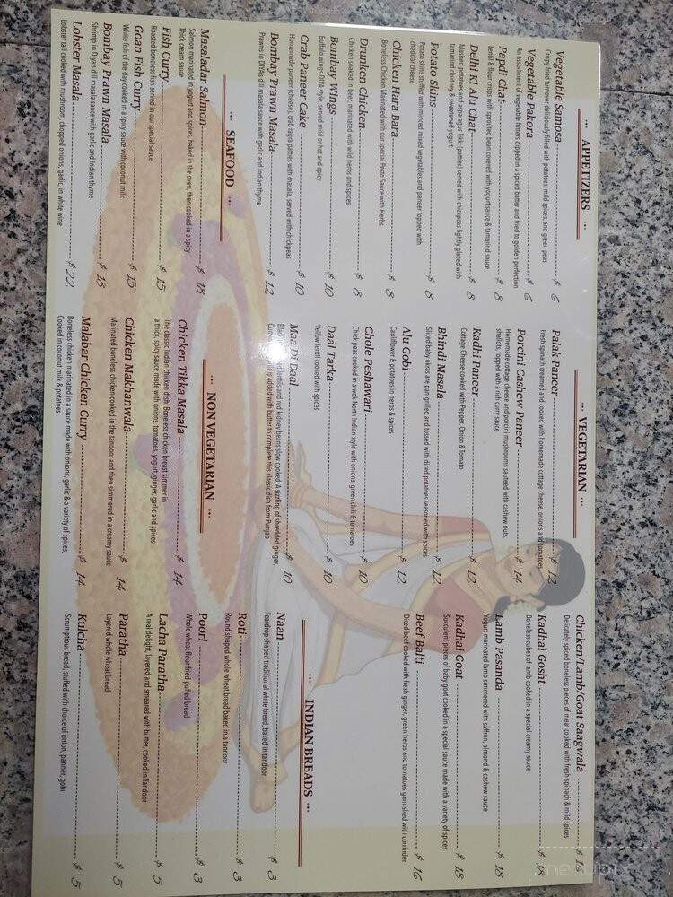 Diya Indian Cuisine - Valley Stream, NY menu_pic