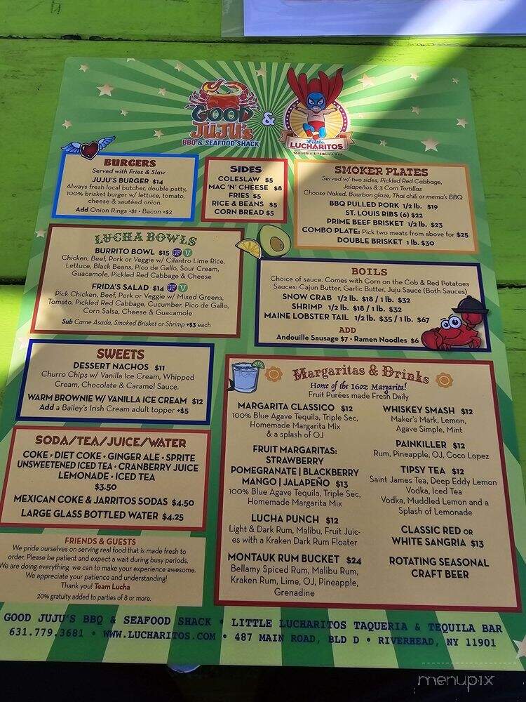 Good Jujus - Aquebogue, NY menu_pic