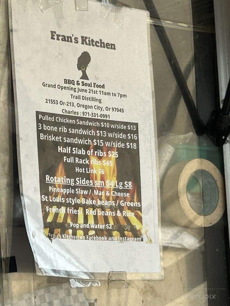 Fran's Kitchen - Oregon City, OR menu_pic