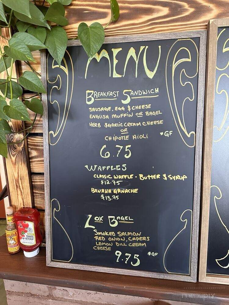 Way of the Bean - Oracle, AZ menu_pic