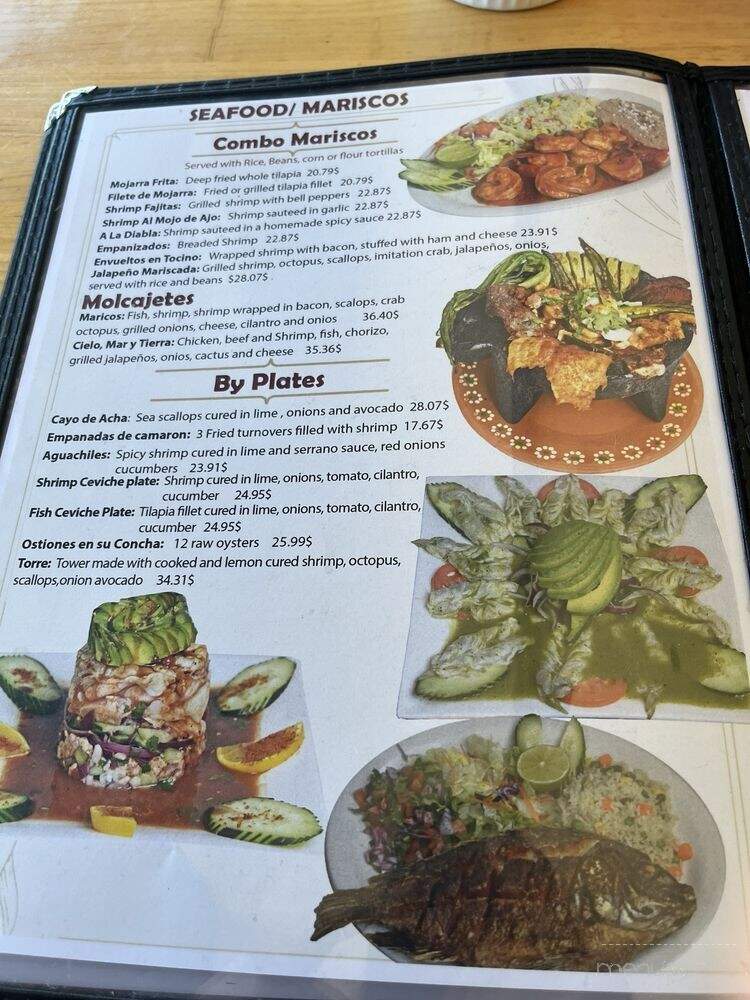 Aliyahs Kitchen Seafood & Grill - Paso Robles, CA menu_pic