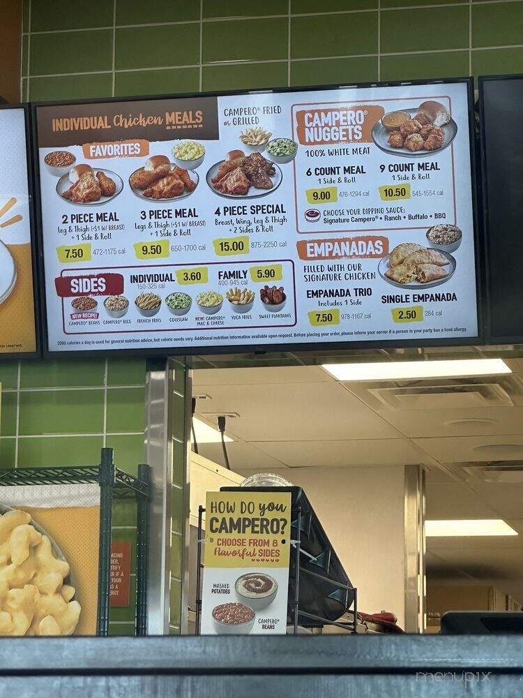 Pollo Campero - Madison, TN menu_pic