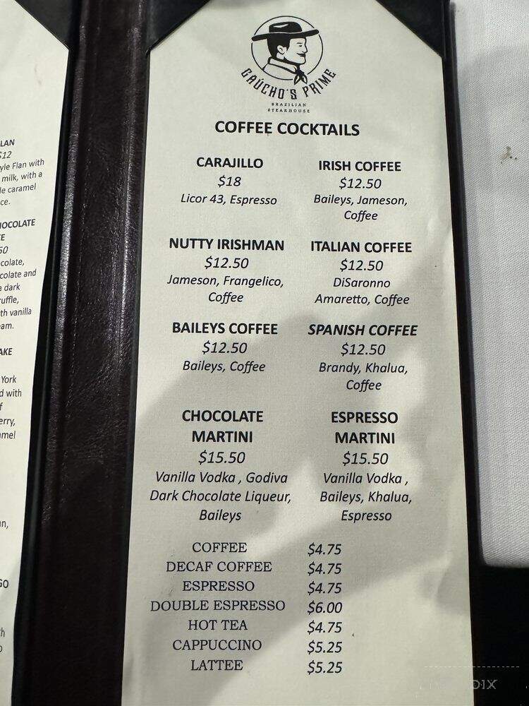 Gaucho's Prime - King of Prussia, PA menu_pic