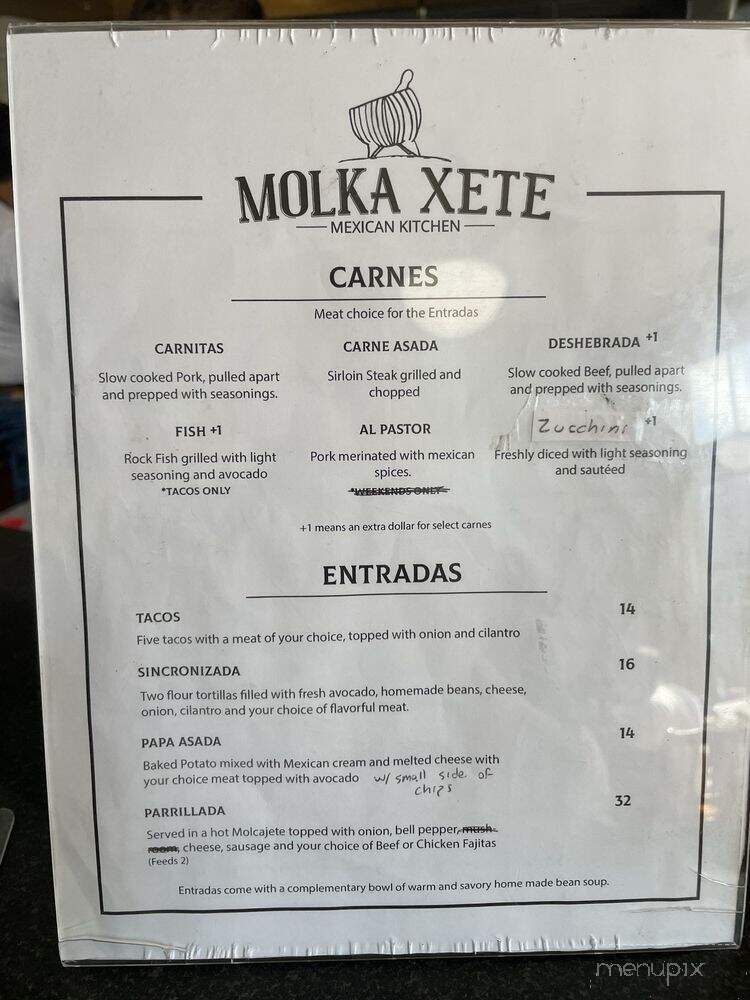 Molka Xete - Coupeville, WA menu_pic