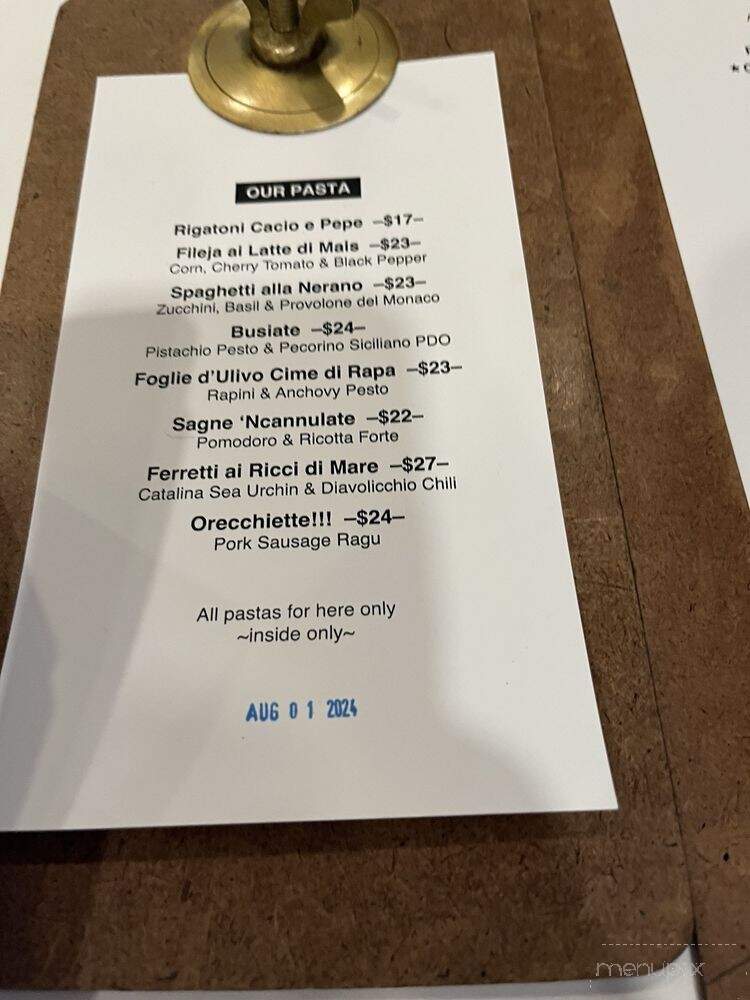 Gemini x Happy Ice Cream - Washington, DC menu_pic