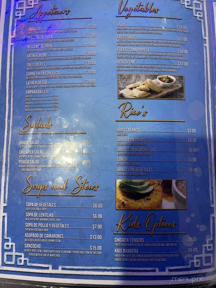 Latin Flavors - Martinez, GA menu_pic