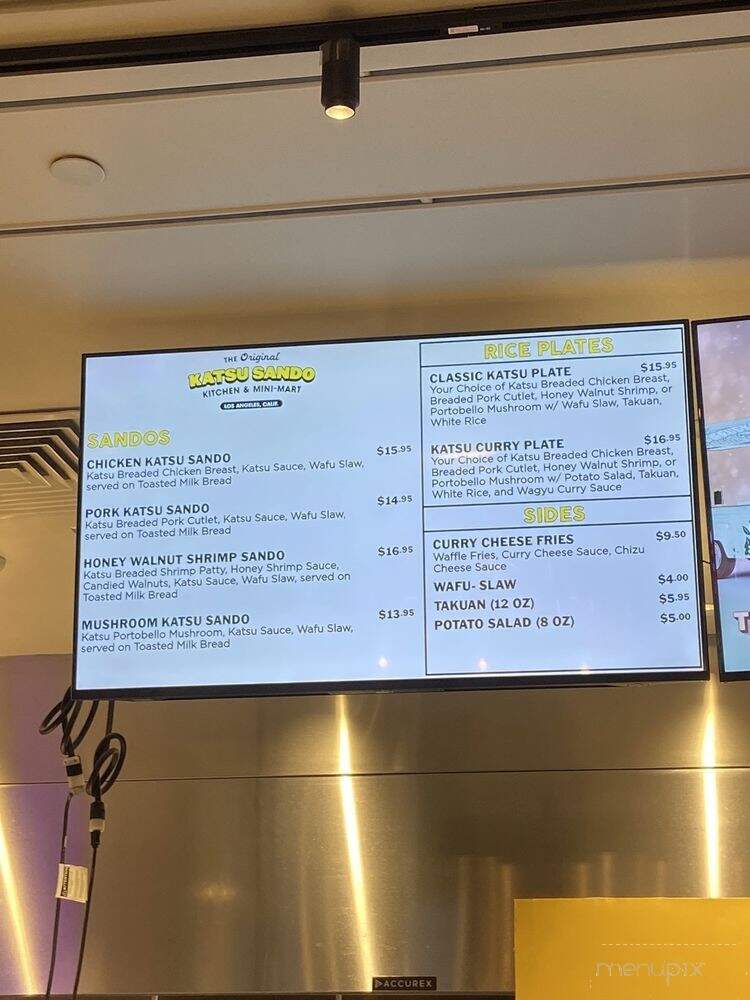 Katsu Sando - Canoga Park, CA menu_pic
