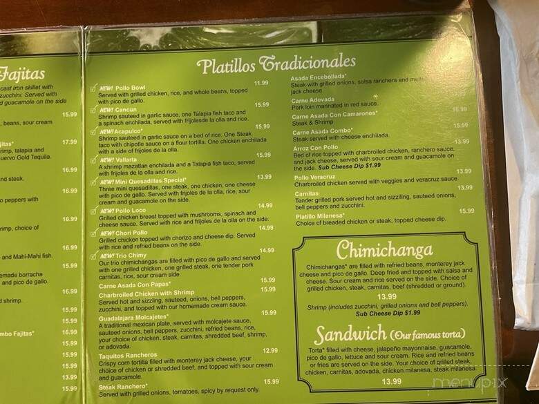 Papa's and Beer - Waynesville, NC menu_pic