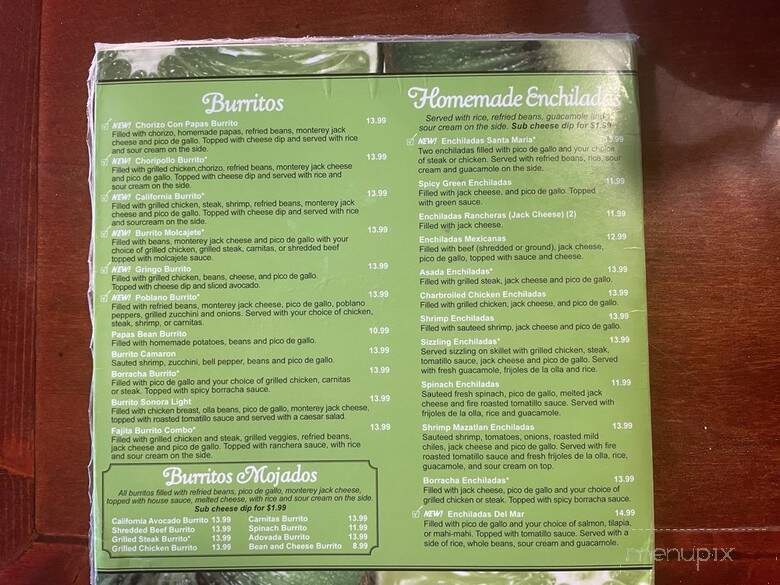 Papa's and Beer - Waynesville, NC menu_pic