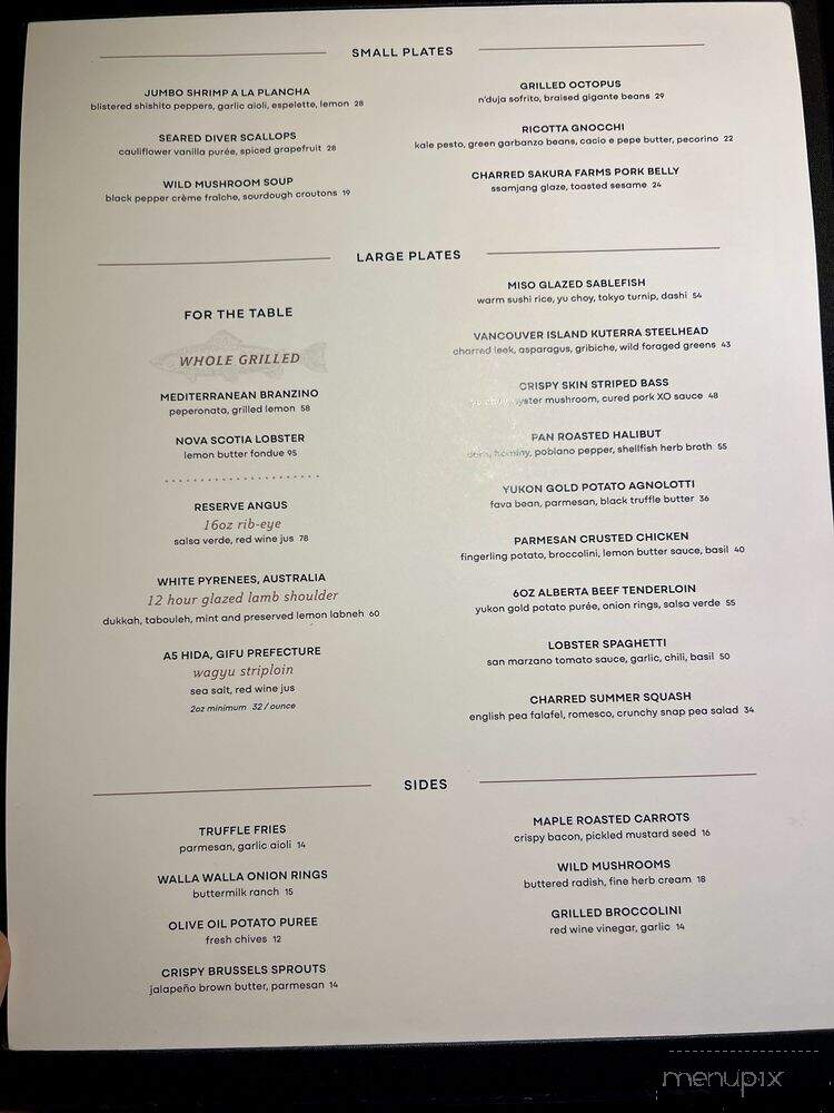 Marilena Cafe & Raw Bar - Victoria, BC menu_pic