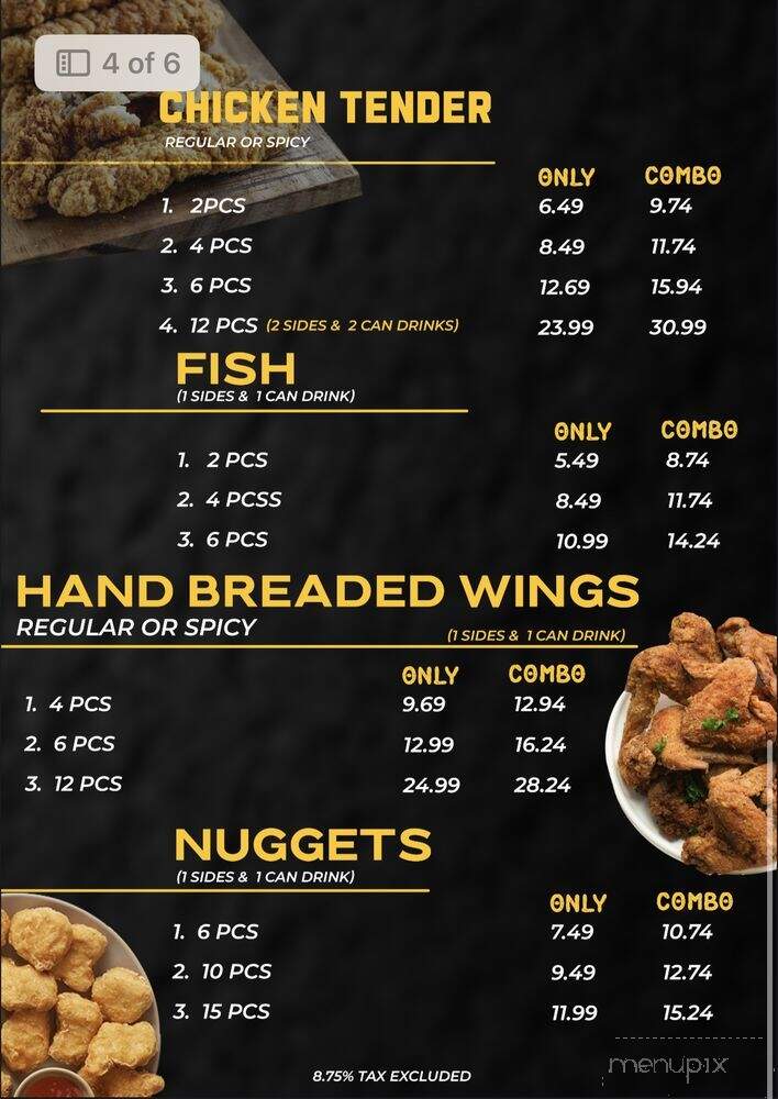 Halal Feast O - Buffalo, NY menu_pic