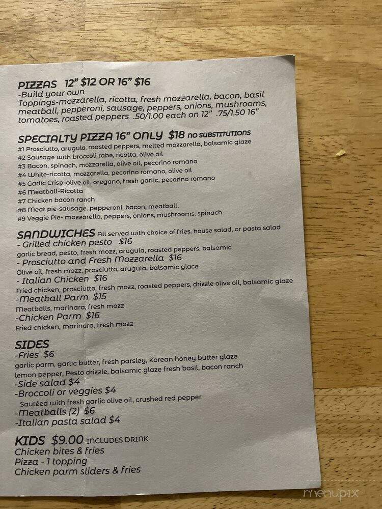 Pizza 54 - Peachtree City, GA menu_pic