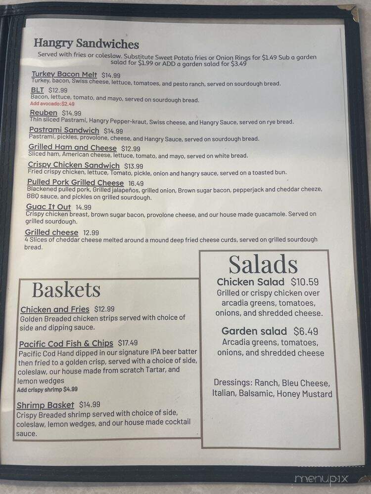 Hangry's Stateline - Post Falls, ID menu_pic