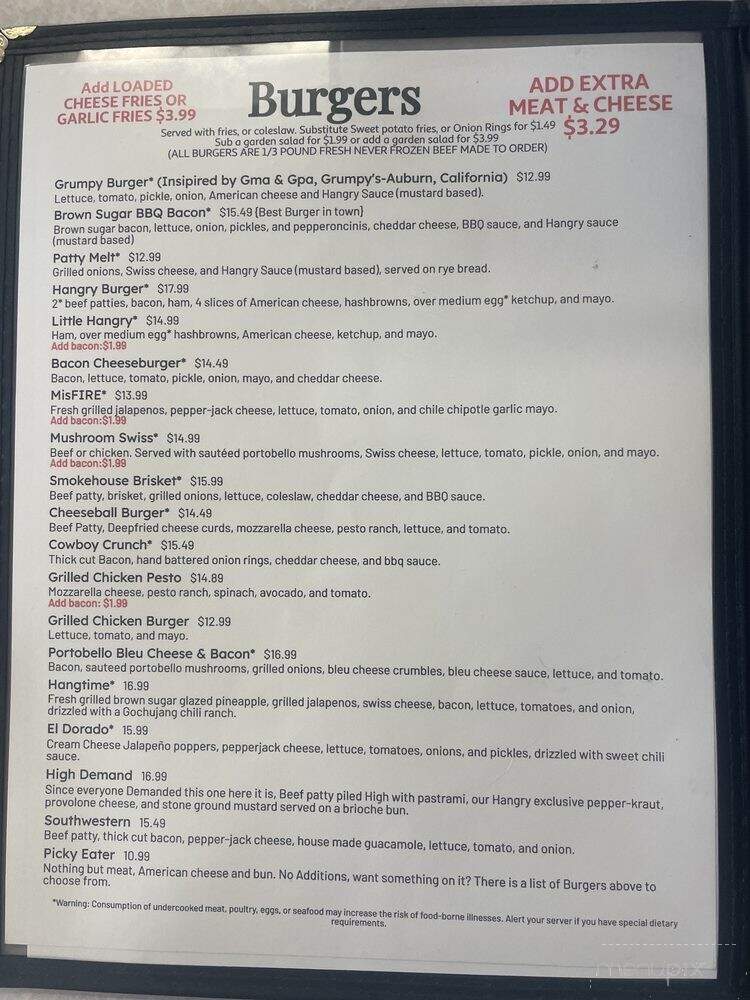 Hangry's Stateline - Post Falls, ID menu_pic