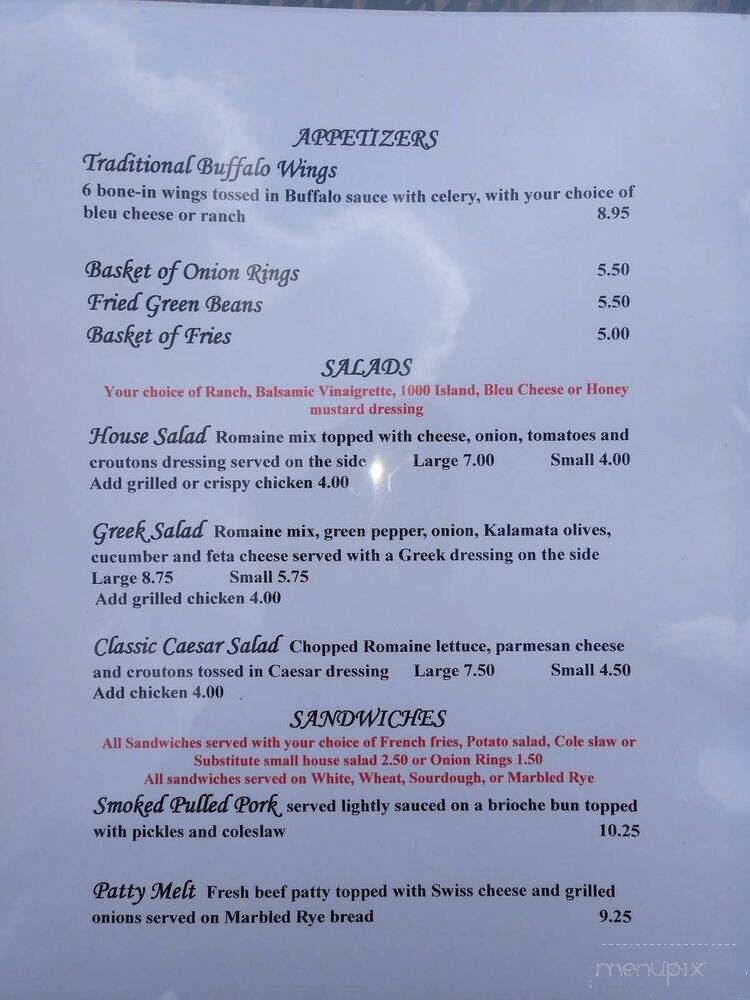 Cafe Isabella - Hot Springs Village, AR menu_pic