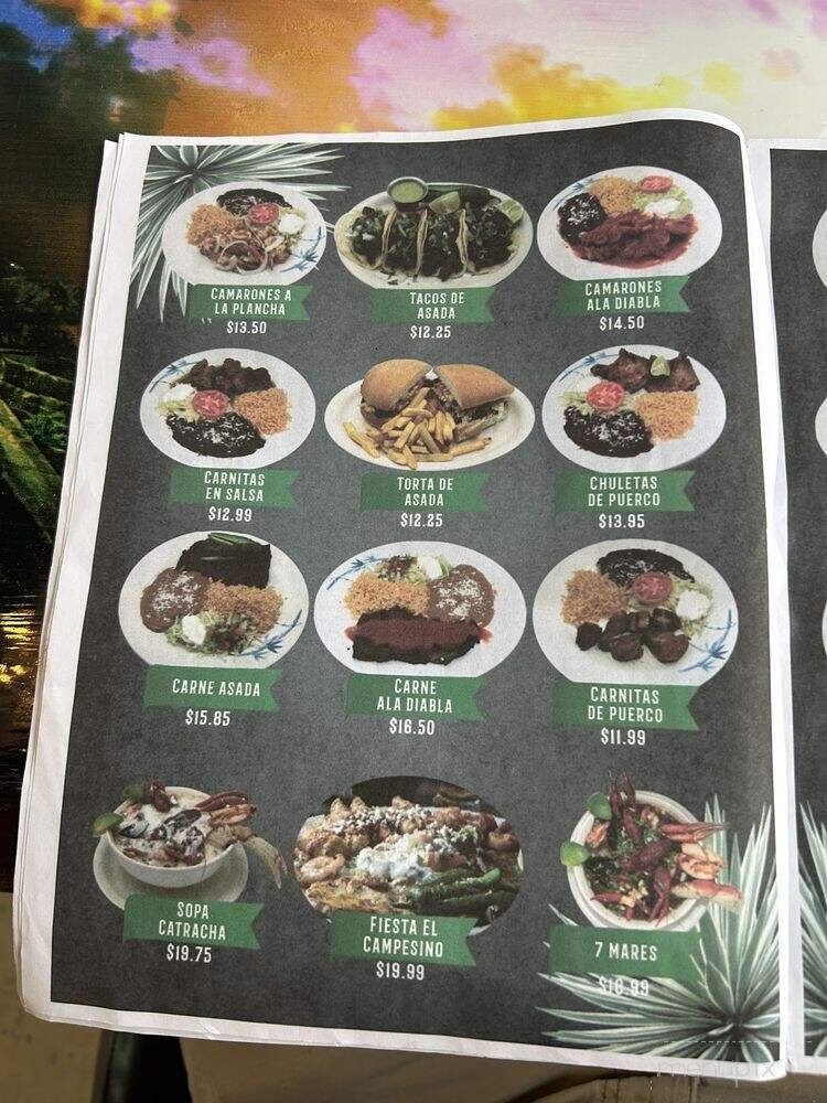 El Campesino Mexican Grill - Mocksville, NC menu_pic