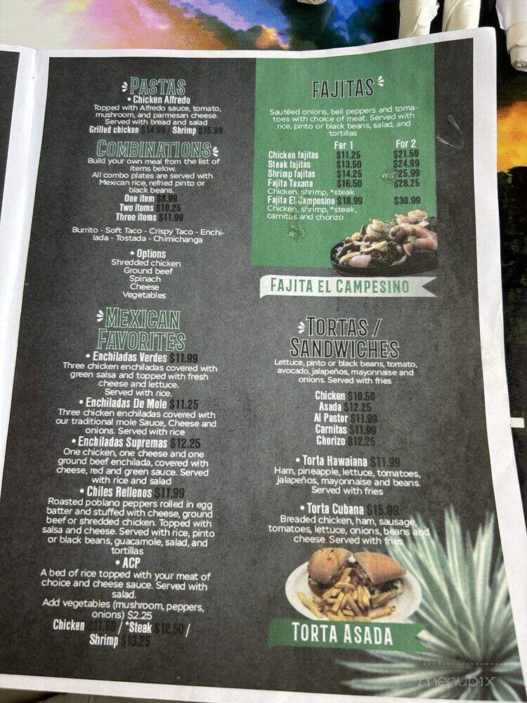 El Campesino Mexican Grill - Mocksville, NC menu_pic