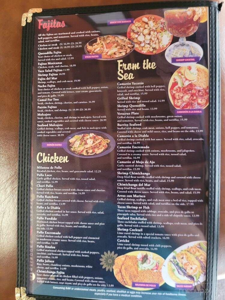 La Hacienda Del Patron - Morris, IL menu_pic