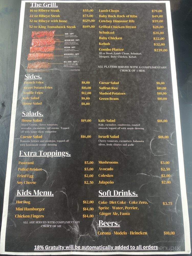 Prime Grill - Aventura, FL menu_pic