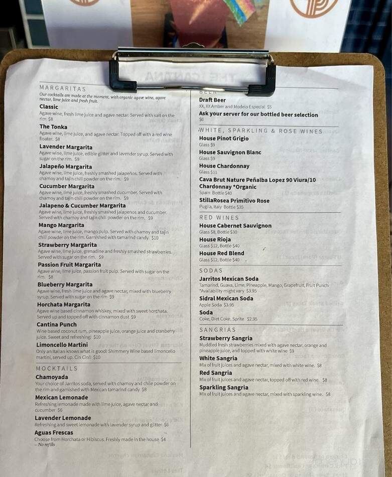The 1 Cantina - Oviedo, FL menu_pic