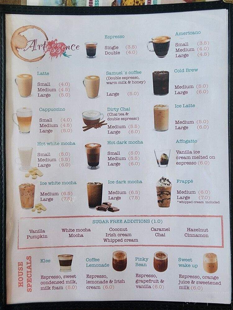 ArtessenceFl - Jacksonville, FL menu_pic