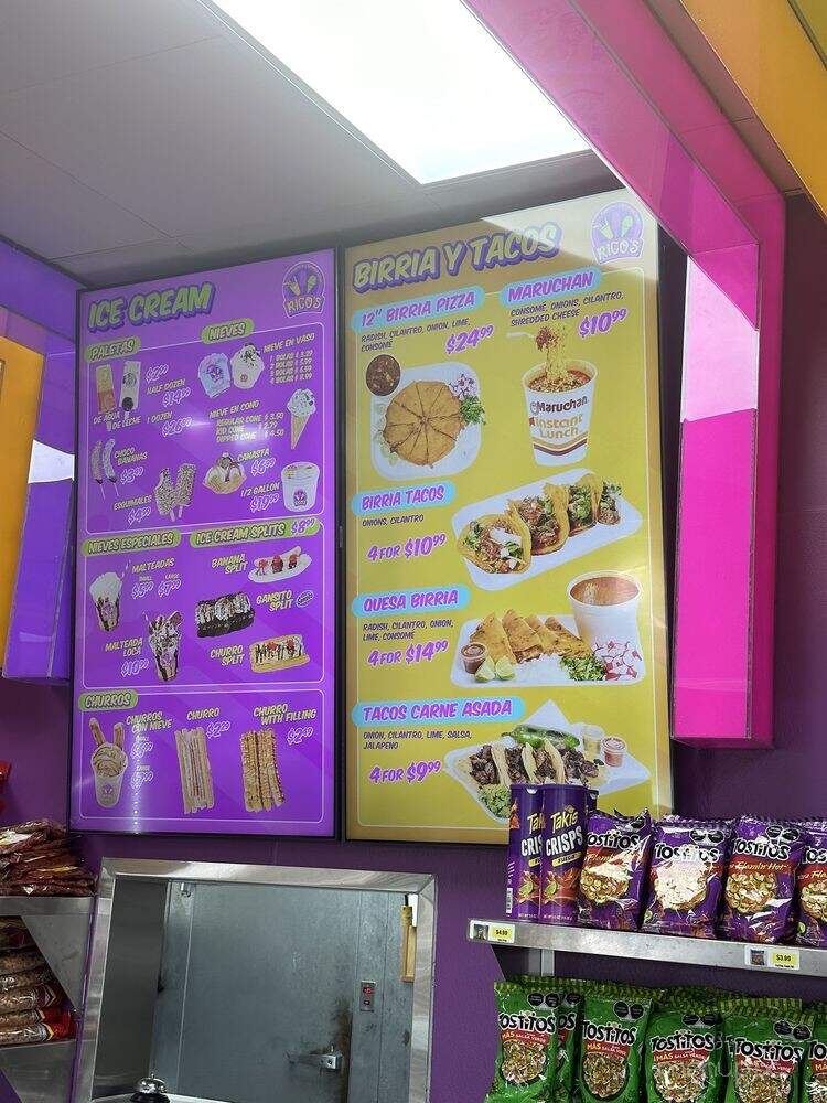 Ricos Paleteria - Dallas, TX menu_pic