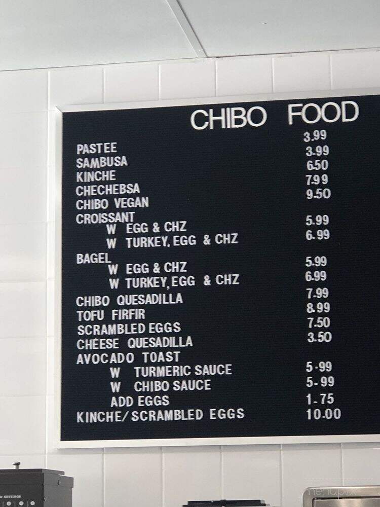 Chibo Coffee - Lilburn, GA menu_pic