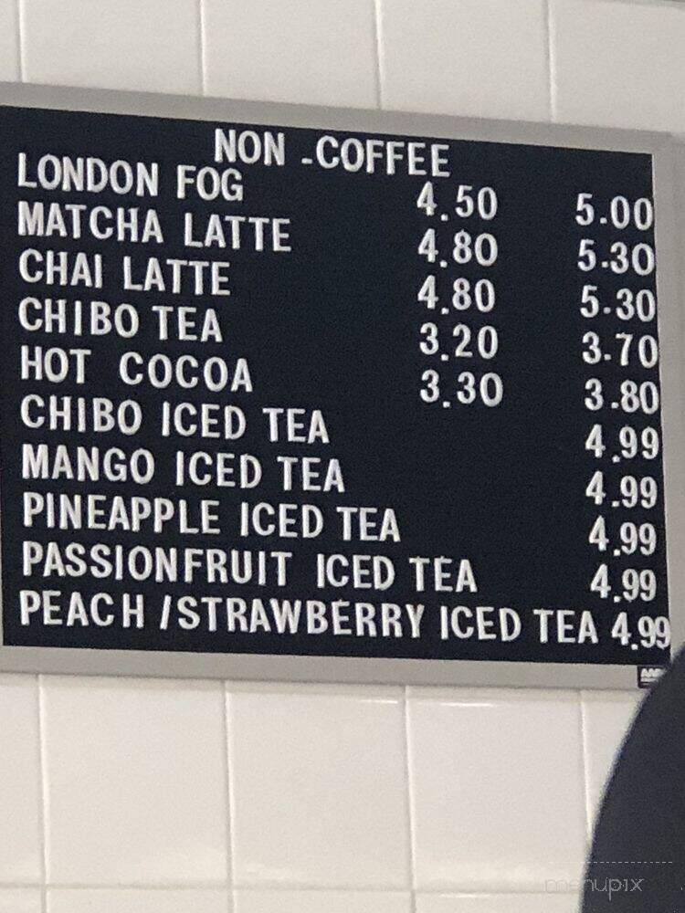 Chibo Coffee - Lilburn, GA menu_pic
