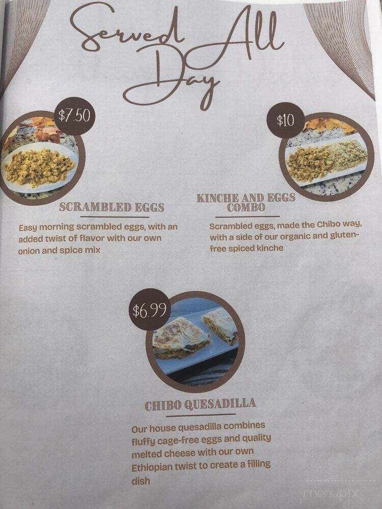 Chibo Coffee - Lilburn, GA menu_pic