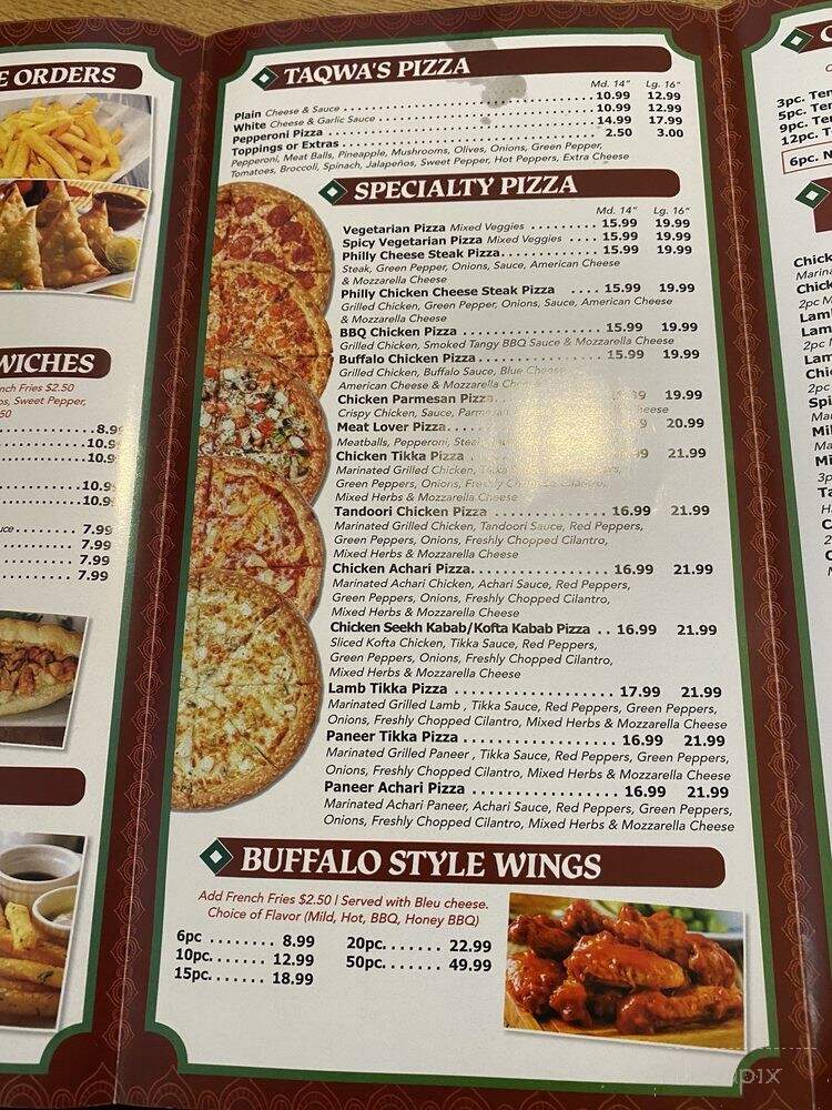 Second Wife - Eagleville, PA menu_pic