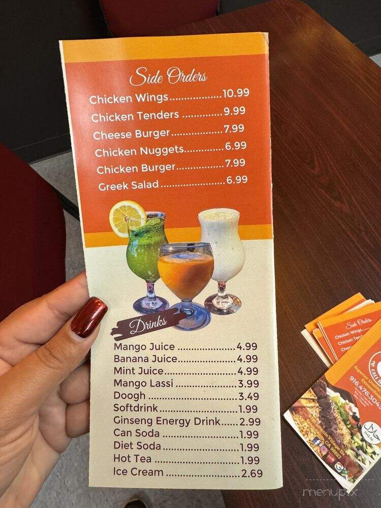 Cali Kabob & Gyro House - Sacramento, CA menu_pic