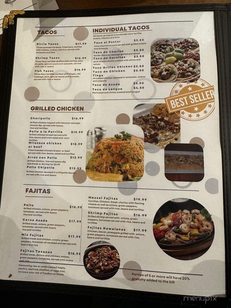 El Mexsal - Virginia Beach, VA menu_pic