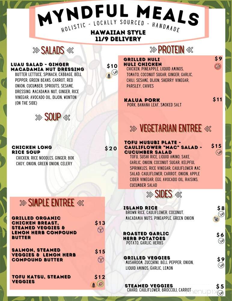 Myndful Meals - Morro Bay, CA menu_pic