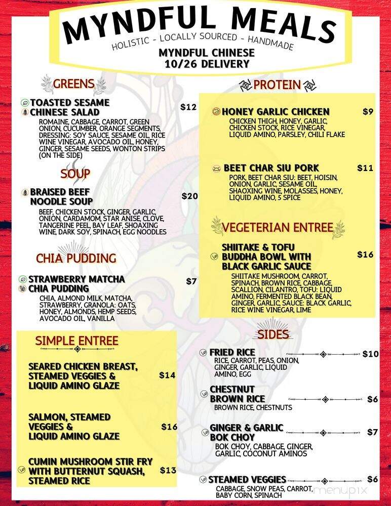 Myndful Meals - Morro Bay, CA menu_pic
