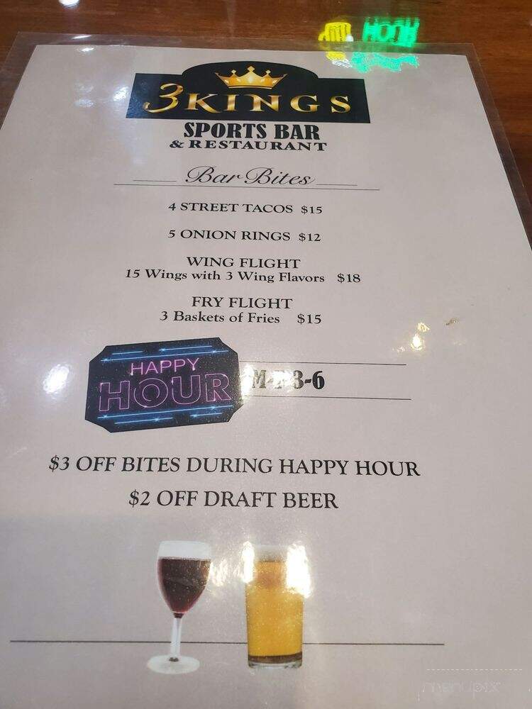 3King's Americana Bistro - Grass Valley, CA menu_pic