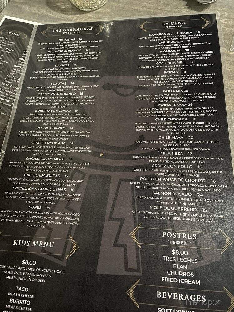Neza Mexican Restaurant - Warwick, RI menu_pic