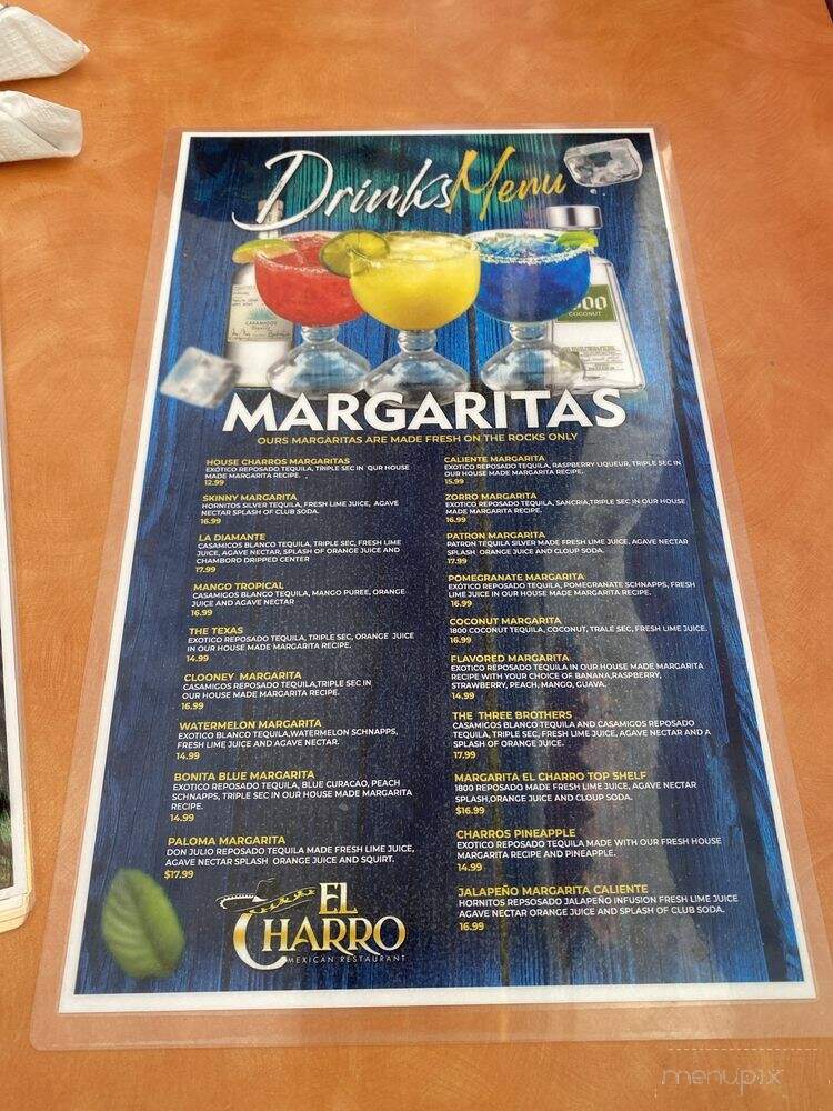 El Charro - Virginia Beach, VA menu_pic