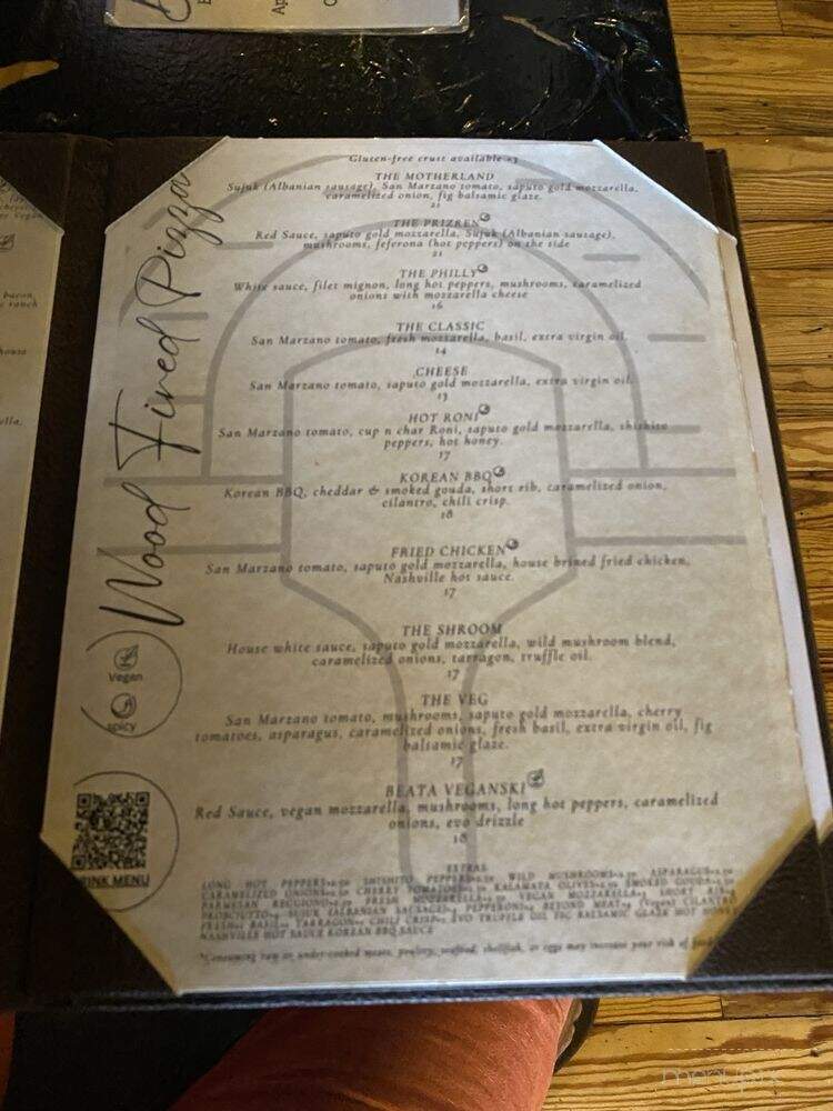 Toska Restaurant & Brewery - Philadelphia, PA menu_pic