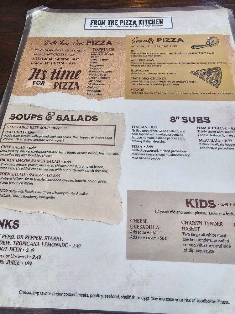 Bummie's on Main - Newark, OH menu_pic