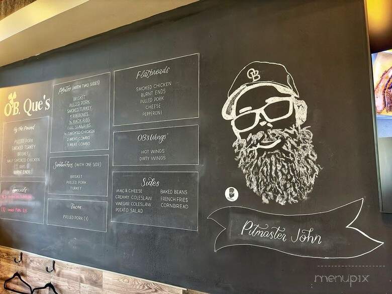 O'B. Que's - Chesterfield, MO menu_pic