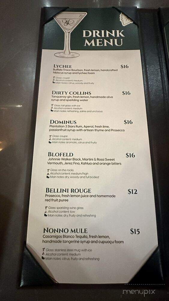 Nonno Pizza Cucina & Bar - Barnstable, MA menu_pic