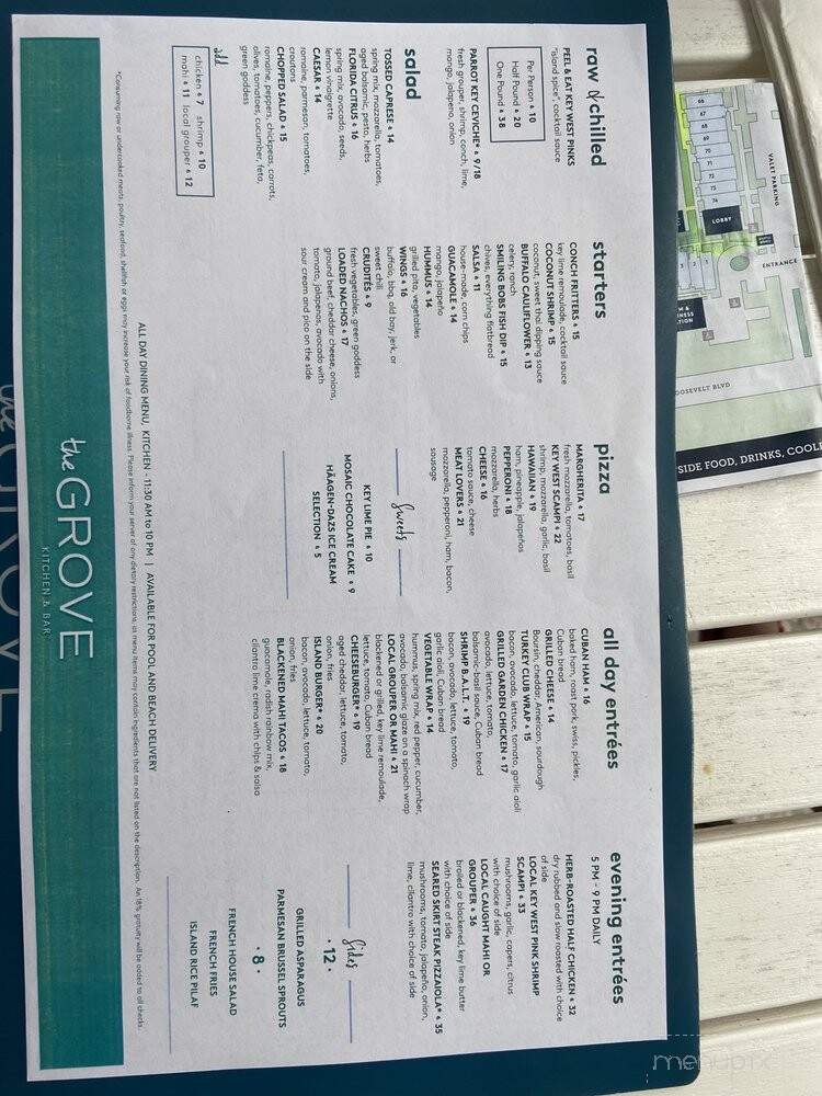 The Grove Kitchen & Bar - Key West, FL menu_pic