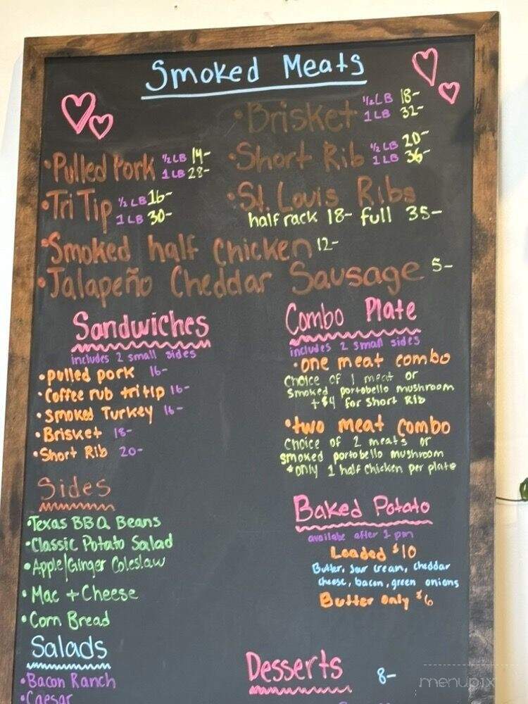 The Smoke Point - Hollister, CA menu_pic