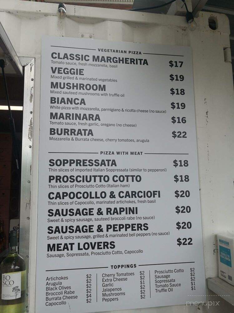 Pizza Yard - Brooklyn, NY menu_pic