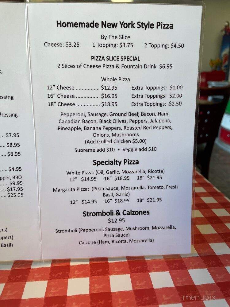 The Original Geno's Pizza - Myrtle Beach, SC menu_pic
