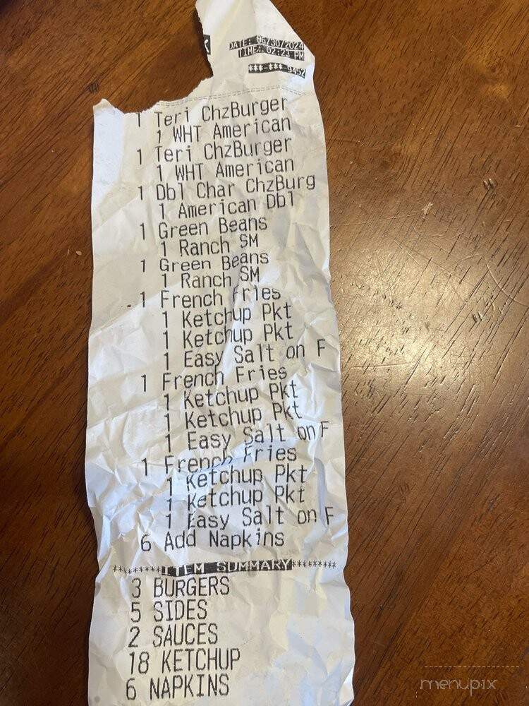 The Habit Burger Grill - Sylmar, CA menu_pic