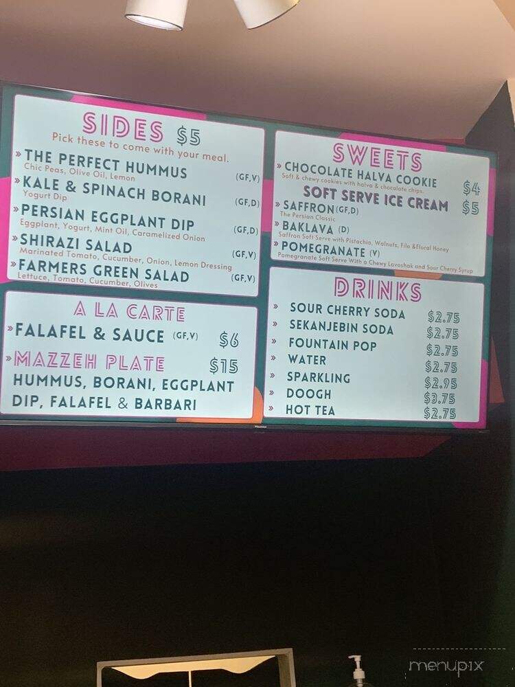 Zood - Newport Beach, CA menu_pic