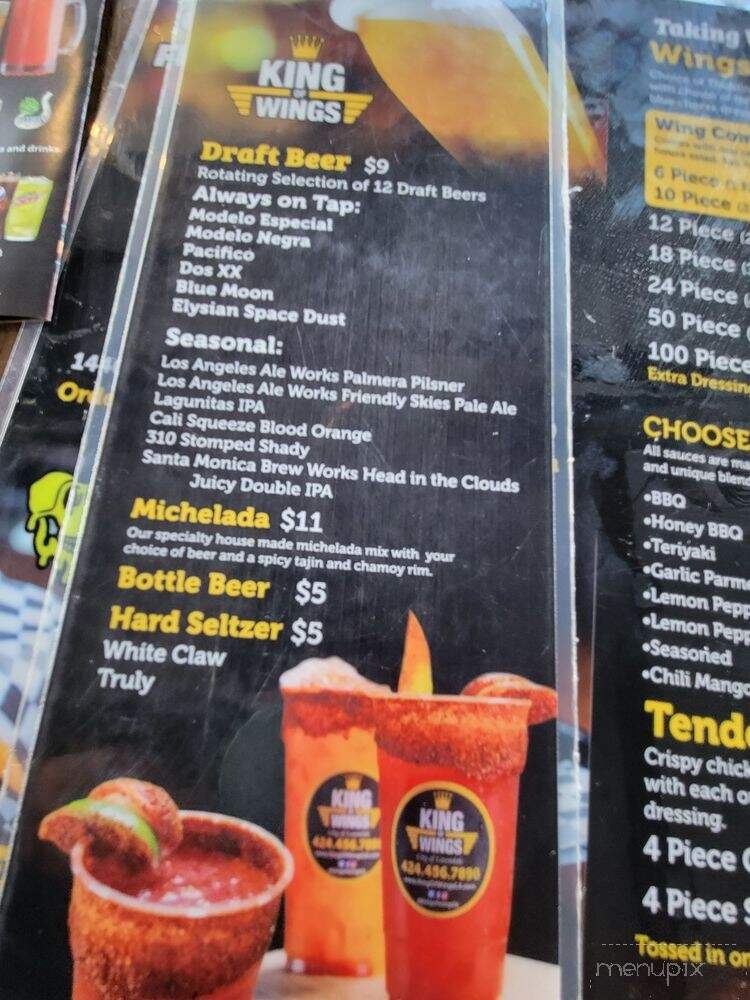King of Wings - Lawndale, CA menu_pic